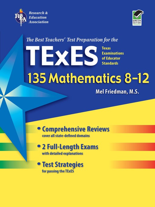 Title details for Texas TExES 135 Mathematics 8-12 by Mel Friedman - Available